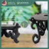1094-02 Yewfex 16cm-37cm Wood Finish Plastic Flower Pot Stand Leg Antique Tray 仿木纹复古花盆架 塑料盆栽托盘支撑架 室内外垫高底座 沥水防烂根