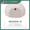 Yewfex Small Size Rattan Design Weave Wall Hanging Plastic Planter Pot Outdoor 仿藤编壁挂塑料半圆花盆 户外塑料吊兰盆 阳台垂直绿化