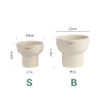 Ceramic shopee 636-12 【Nordic Minimalist】European Modern Minimalist Creative Ceramic Flower Pot 【北欧极简】欧式现代简约创意陶瓷花盆 636