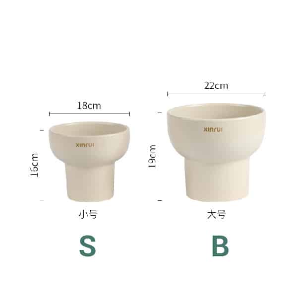 Ceramic shopee 636-12 【Nordic Minimalist】European Modern Minimalist Creative Ceramic Flower Pot 【北欧极简】欧式现代简约创意陶瓷花盆 636