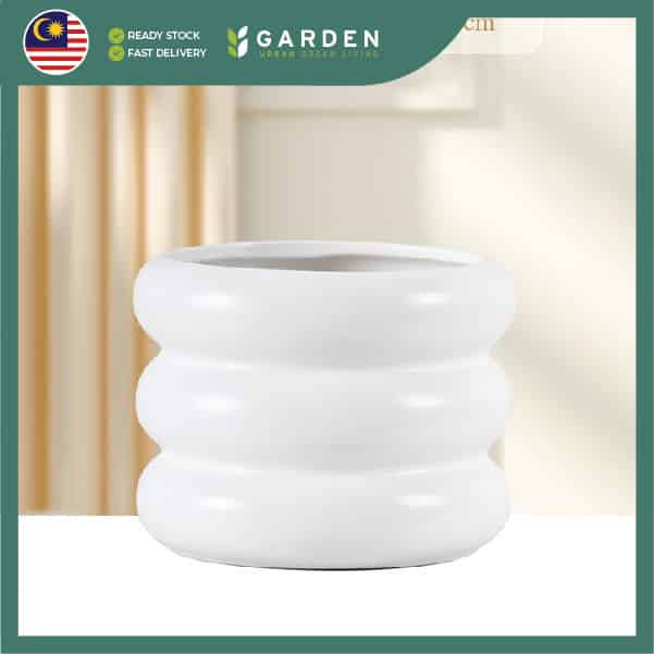 Ceramic shopee JW00732.12-10 【Nordic Minimalist】European Modern Minimalist Creative Ceramic Flower Pot 【北欧极简】欧式现代简约创意陶瓷花盆 JW00732