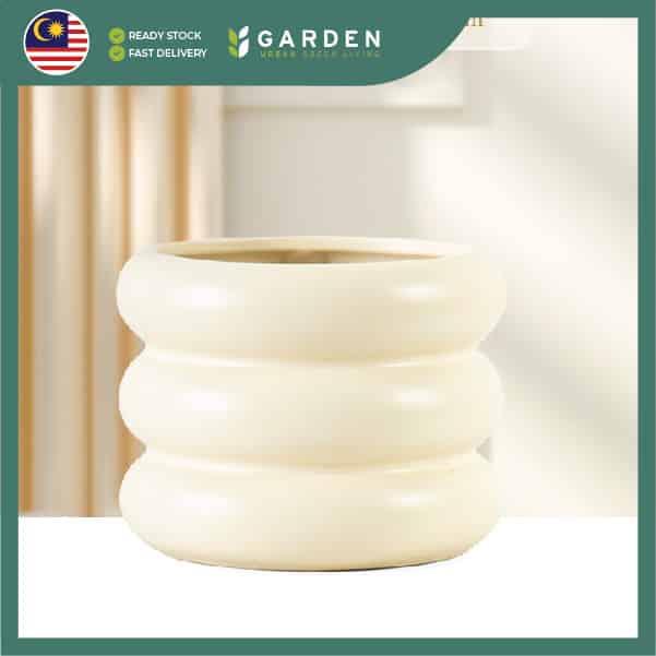 Ceramic shopee JW00732.12-11 【Nordic Minimalist】European Modern Minimalist Creative Ceramic Flower Pot 【北欧极简】欧式现代简约创意陶瓷花盆 JW00732