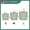 Ceramic shopee JW7450000-05 【Nordic Minimalist】European Modern Minimalist Creative Ceramic Flower Pot 【北欧极简】欧式现代简约创意陶瓷花盆 JW7450000