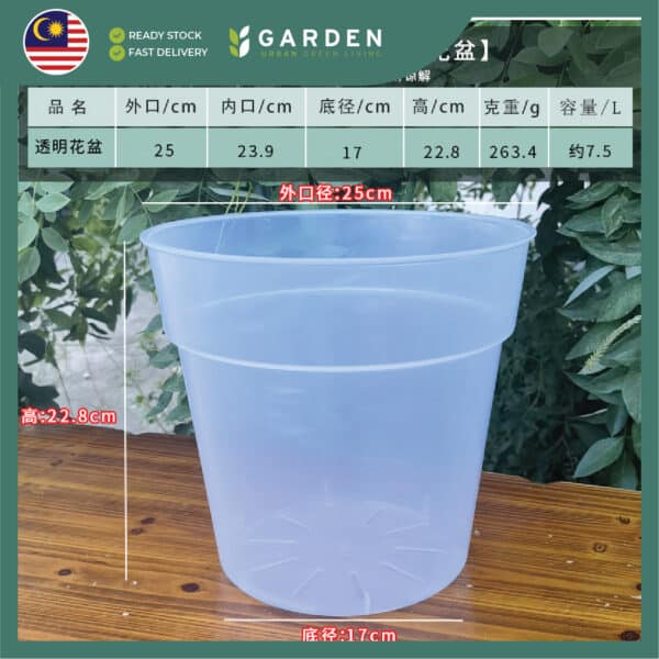 Clear Pot-08 High-Transparency Orchid Pot 高透光兰花专用盆