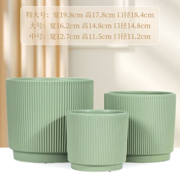 O1CN0125BNIM1Sru7pqZZgB_!!2474542301-0-cib 【Nordic Minimalist】European Modern Minimalist Creative Ceramic Flower Pot 【北欧极简】欧式现代简约创意陶瓷花盆 JW7450000