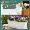 17 Inch Rectangle Self Watering Pot | 17寸长方形自吸水花盆