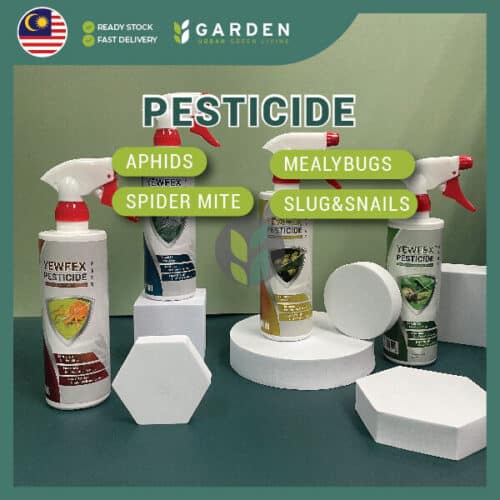 Yewfex 500ml Organic Pesticide Repellent Plant Pest Control Spider Mites Aphids Mealybugs Snail Spray Serangga 然有机植物杀虫剂 触杀红蜘蛛蚜虫蚧壳虫 园艺多肉防虫驱虫喷雾 杀蜗牛