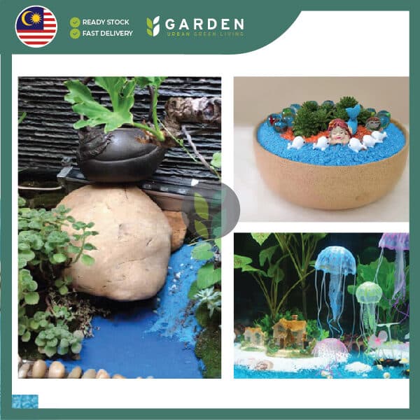 500g Premium Color Sand — The Perfect DIY Material for Micro-Landscapes & Gardening 优质彩沙 — 微景观生态瓶与园艺盆栽的完美DIY造景材料