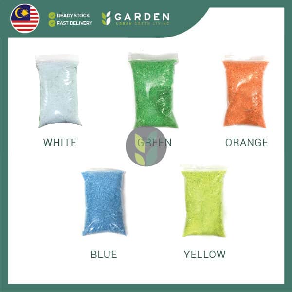 500g Premium Color Sand — The Perfect DIY Material for Micro-Landscapes & Gardening 优质彩沙 — 微景观生态瓶与园艺盆栽的完美DIY造景材料