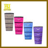 4014-04BK 4Tier A4 Drawer - Rattan Face