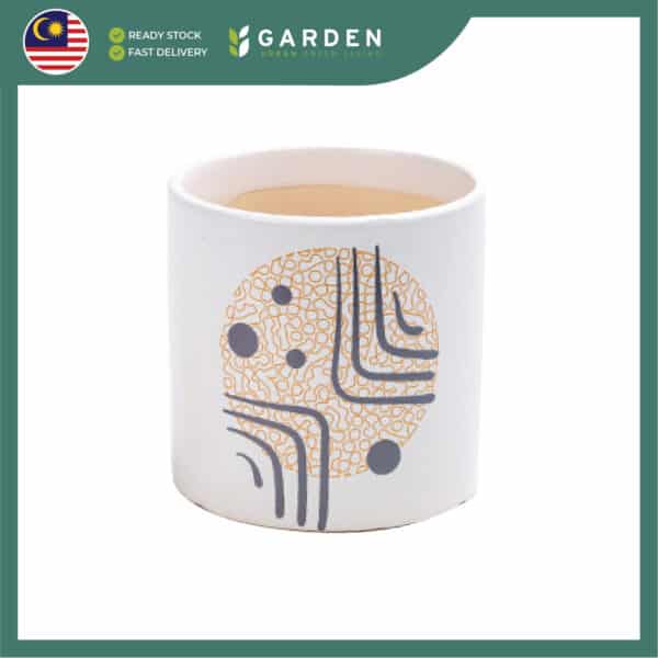 【Nordic Minimalist】European Modern Minimalist Creative Ceramic Flower Pot 【北欧极简】欧式现代简约创意陶瓷花盆 866-3