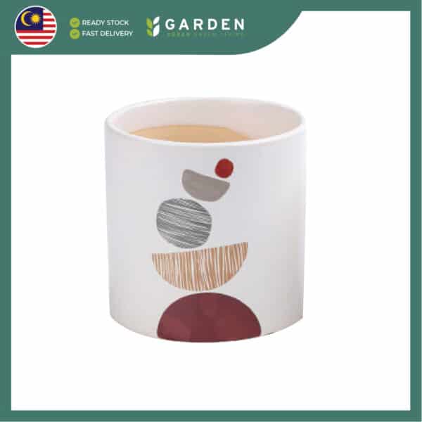 【Nordic Minimalist】European Modern Minimalist Creative Ceramic Flower Pot 【北欧极简】欧式现代简约创意陶瓷花盆 866-3