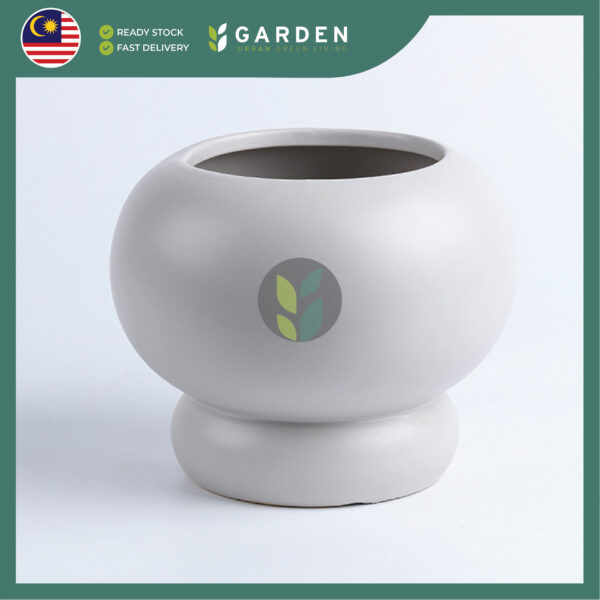 【Nordic Minimalist】European Modern Minimalist Creative Ceramic Flower Pot 【北欧极简】欧式现代简约创意陶瓷花盆 624