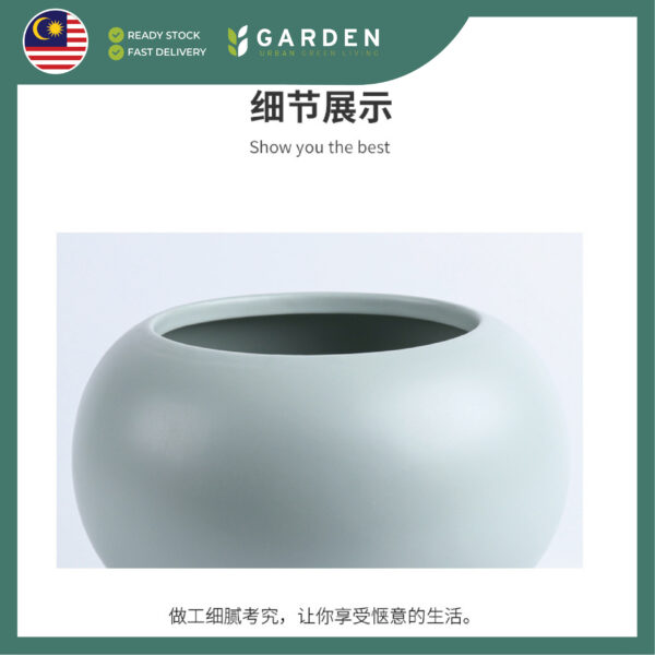 【Nordic Minimalist】European Modern Minimalist Creative Ceramic Flower Pot 【北欧极简】欧式现代简约创意陶瓷花盆 624