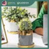 【Nordic Minimalist】European Modern Minimalist Creative Ceramic Flower Pot 【北欧极简】欧式现代简约创意陶瓷花盆 866-J