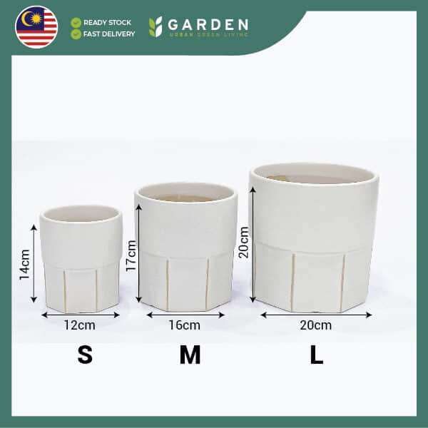 【Nordic Minimalist】European Modern Minimalist Creative Ceramic Flower Pot 【北欧极简】欧式现代简约创意陶瓷花盆 894