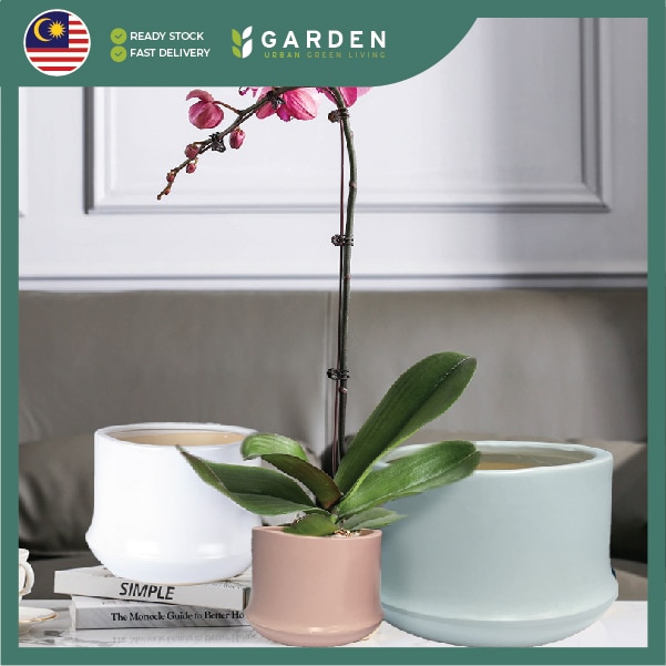 Ceramic shopee 891-04 【Nordic Minimalist】European Modern Minimalist Creative Ceramic Flower Pot 【北欧极简】欧式现代简约创意陶瓷花盆 891