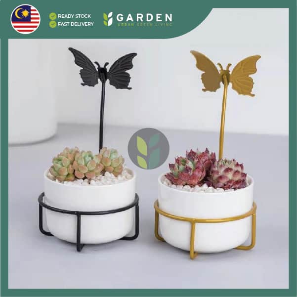 FJ shopee-10 【Nordic Minimalist】European Modern Minimalist Creative Ceramic Flower Pot 【北欧极简】欧式现代简约创意陶瓷花盆 RT02728