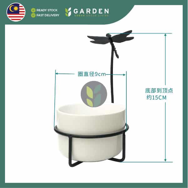 FJ shopee-11 【Nordic Minimalist】European Modern Minimalist Creative Ceramic Flower Pot 【北欧极简】欧式现代简约创意陶瓷花盆 RT02728