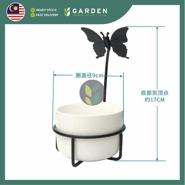 FJ shopee-12 【Nordic Minimalist】European Modern Minimalist Creative Ceramic Flower Pot 【北欧极简】欧式现代简约创意陶瓷花盆 RT02728