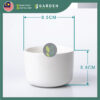 FJ shopee-16 【Nordic Minimalist】European Modern Minimalist Creative Ceramic Flower Pot 【北欧极简】欧式现代简约创意陶瓷花盆 RT02728