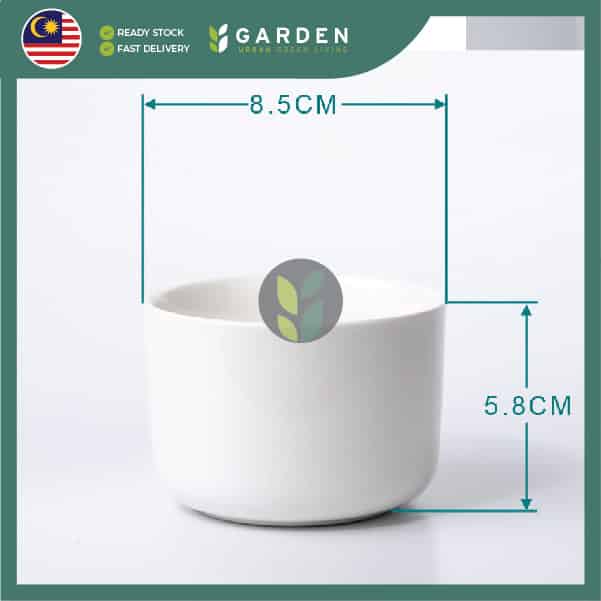 FJ shopee-16 【Nordic Minimalist】European Modern Minimalist Creative Ceramic Flower Pot 【北欧极简】欧式现代简约创意陶瓷花盆 RT02728