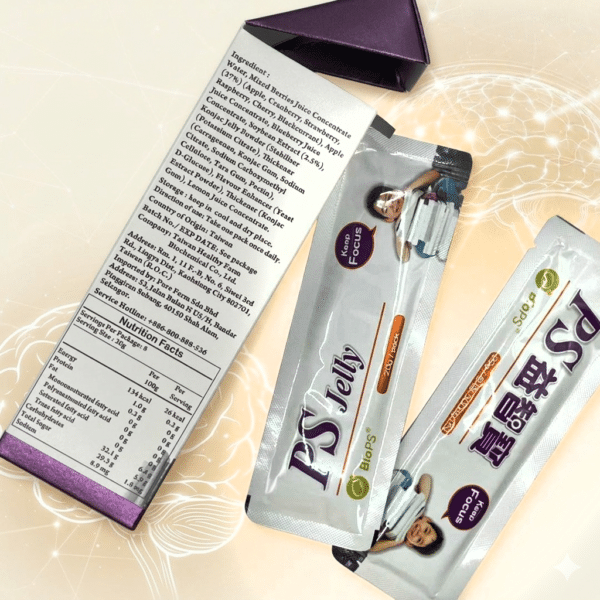 Gemini_Generated_Image_1svk801svk801svk PS Jelly 益智宝 (8 packs /Box) Mixed Berries with Soy Extract Focus & Memory Booster for Kid 提升記憶力 專注力 學習力 學生 小孩