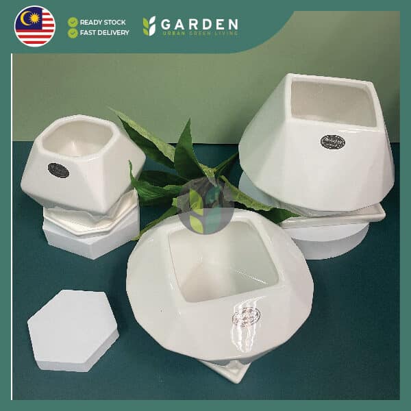 【Nordic Minimalist】European Modern Minimalist Creative Ceramic Flower Pot 【北欧极简】欧式现代简约创意陶瓷花盆 HCZ