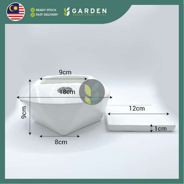 【Nordic Minimalist】European Modern Minimalist Creative Ceramic Flower Pot 【北欧极简】欧式现代简约创意陶瓷花盆 HCZ