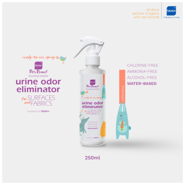 IMG_00001 Bioionยฎ๏ธ Pets Pounce Urine Odour Eliminator for Surfaces and Fabrics