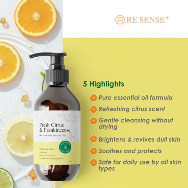 IMG_9620 RE SENSE®️Fresh Citrus & Frankincense Shower Gel 300ml