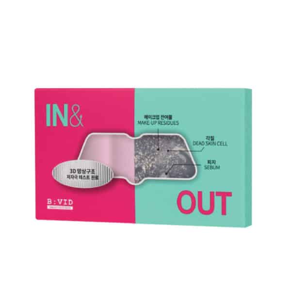 In& out facial Mask-13 B:VID In & Out 4pcs Pore Clean Nose Mask Patch for Blackhead Removal Oil BVID 毛孔清洁鼻膜 控油去黑头粉刺