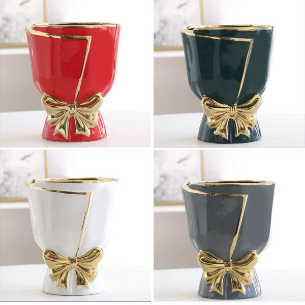【Nordic Minimalist】European Modern Minimalist Creative Ceramic Flower Pot 【北欧极简】欧式现代简约创意陶瓷花盆 06696012
