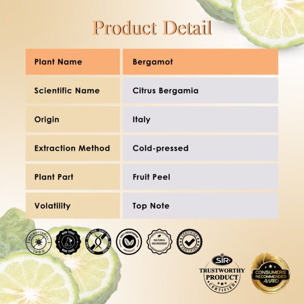 RE SENSE®Bergamot Essential Oil (10ml)