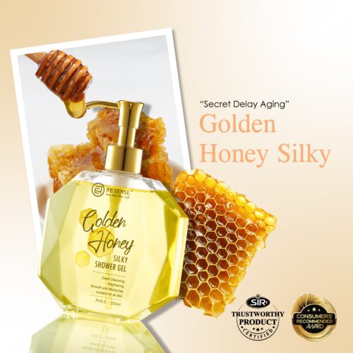 RE SENSE®️Golden Honey Silky Shower Gel (300ml)