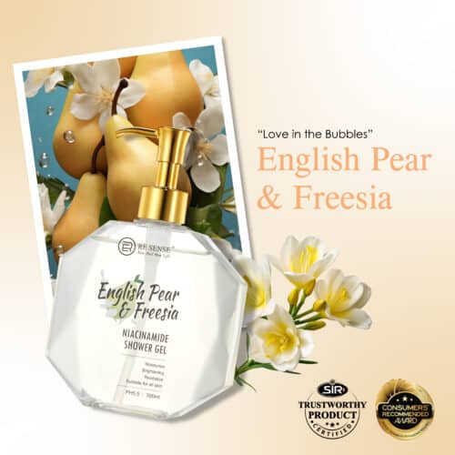 RE SENSE®️English Pear & Freesia Niacinamide Shower Gel (300ml)