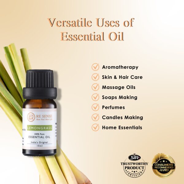 RE SENSE®Lemongrass Essential Oil (10ml)