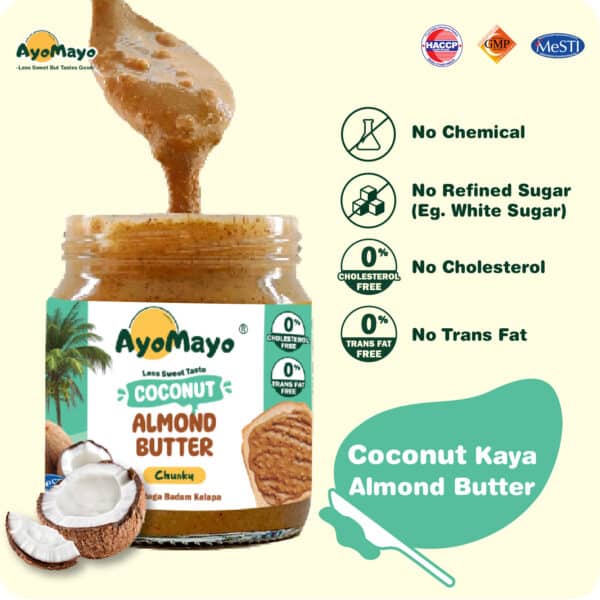 Product Display-37 AYOMAYO Coconut Kaya Almond Butter (90G/180G)