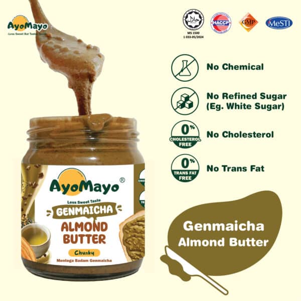 Product Display_Web-Gen-C AYOMAYO Genmaicha Almond Butter (90G/180G)