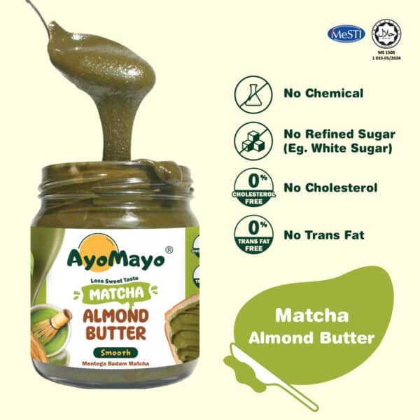 Product Display_Web-Matcha-S AYOMAYO Matcha Almond Butter (90G/180G)
