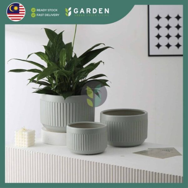 【Nordic Minimalist】European Modern Minimalist Creative Ceramic Flower Pot 【北欧极简】欧式现代简约创意陶瓷花盆 899-H13