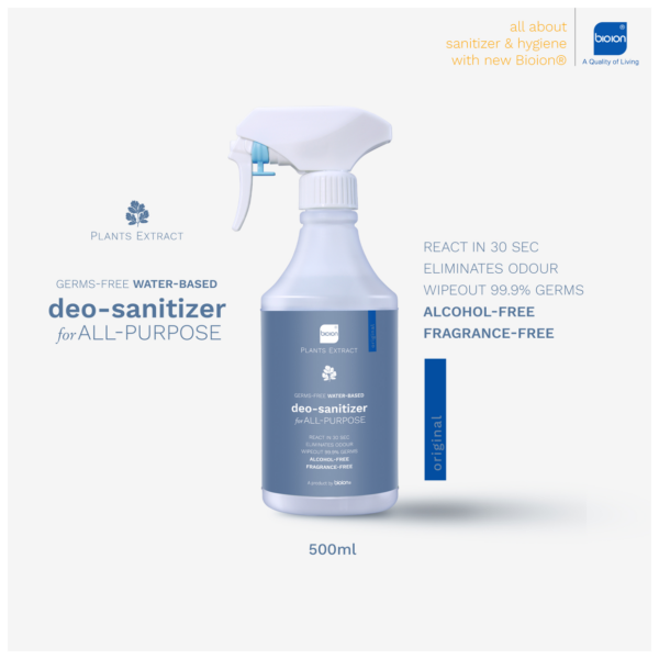 Bioion deo-sanitizer for all-Purpose
