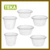 Teka R30/R25/R20/R16/R12/R10 Round Container With Lid 50 Sets