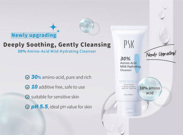 ~ai-8e3c0158-08be-43e2-a562-243e46bed5fe_ PSK Skincare & Makeup| 30% Amino-Acid Mild Hydrating Cleanser| Hydrating Cleanser 100ml