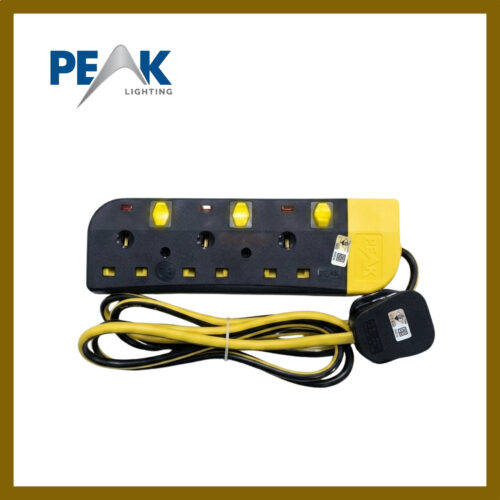 8513-2M/5M 3GANG Trailing Extension Socket