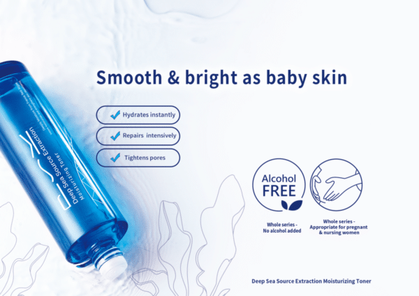 PSK Skincare & Makeup| ​​​​​​​Deep Sea Source Extraction Moisturizing Starter Set (Toner+ Emulsion)