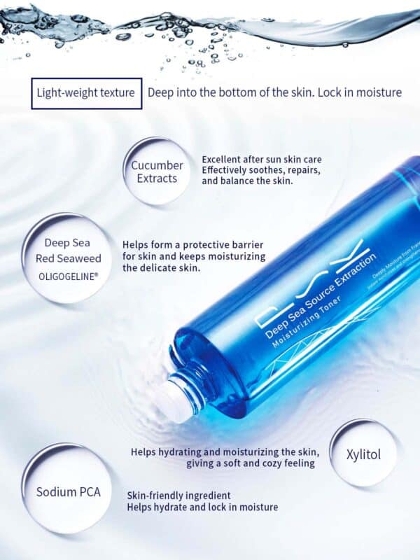 PSK Skincare & Makeup| ​​​​​​​Deep Sea Source Extraction Moisturizing Starter Set (Toner+ Emulsion)
