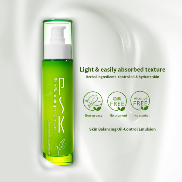 PSK Skincare & Makeup| Skin Balancing Oil Control Starter Set (Toner 150ml+ Emulsion 80ml)