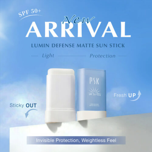 PSK Lumin Defense Matte Sun Stick SPF50+ PA++++ 18g | Sunscreen Stick | UV Protection | Oil Control | No White Cast 防晒棒