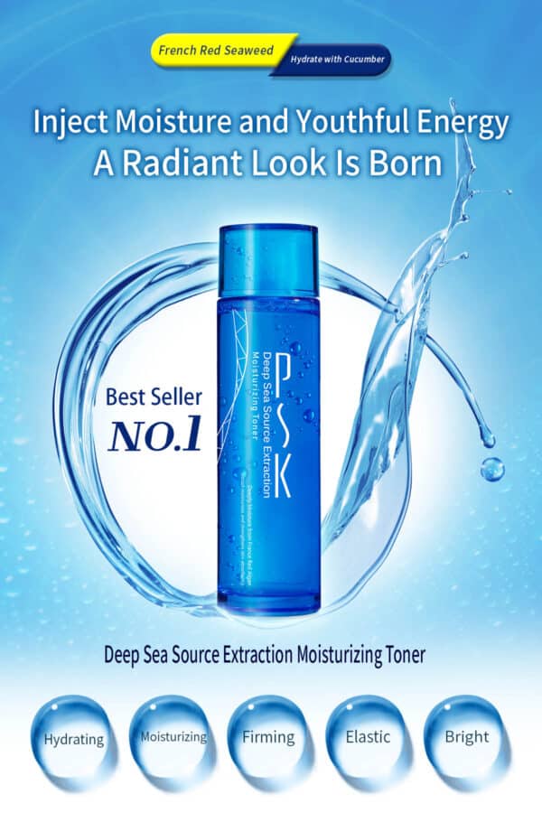 PSK Skincare & Makeup| ​​​​​​​Deep Sea Source Extraction Moisturizing Starter Set (Toner+ Emulsion)